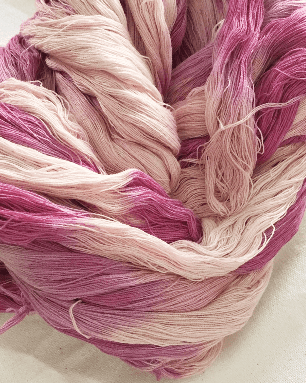 Antigua Pillow- Naturally Dyed Faded Pink