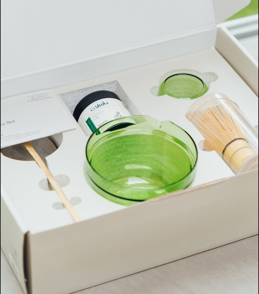 Isshiki x Hario Samidori Tin Matcha Set