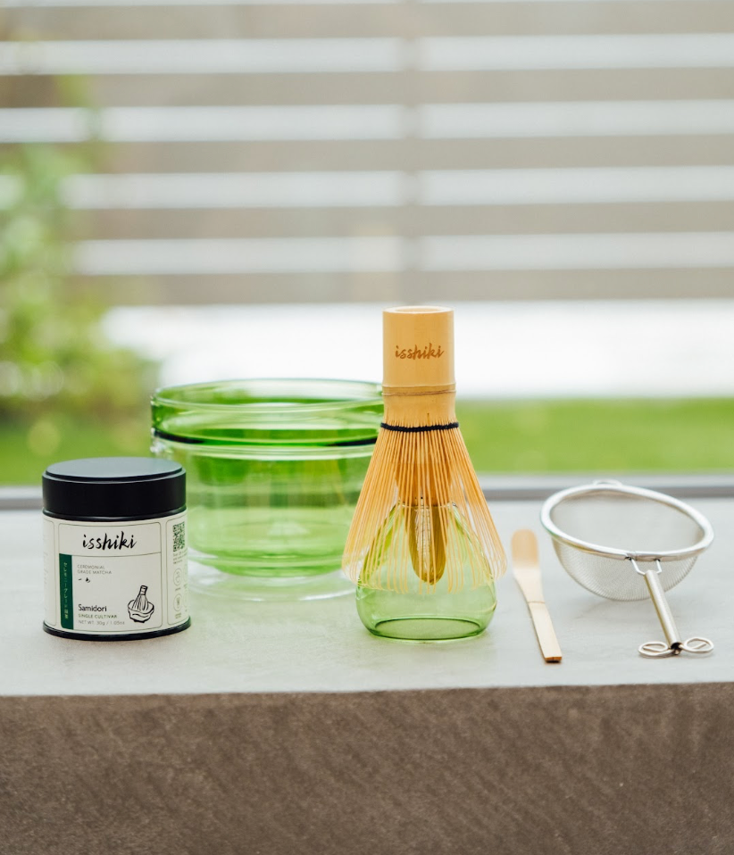 Isshiki x Hario Samidori Tin Matcha Set