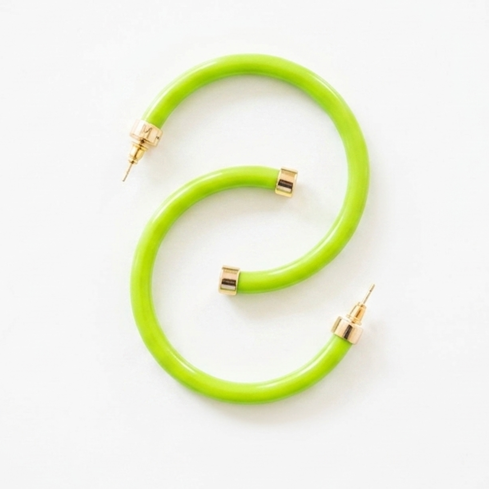 Hoops - Lime Green