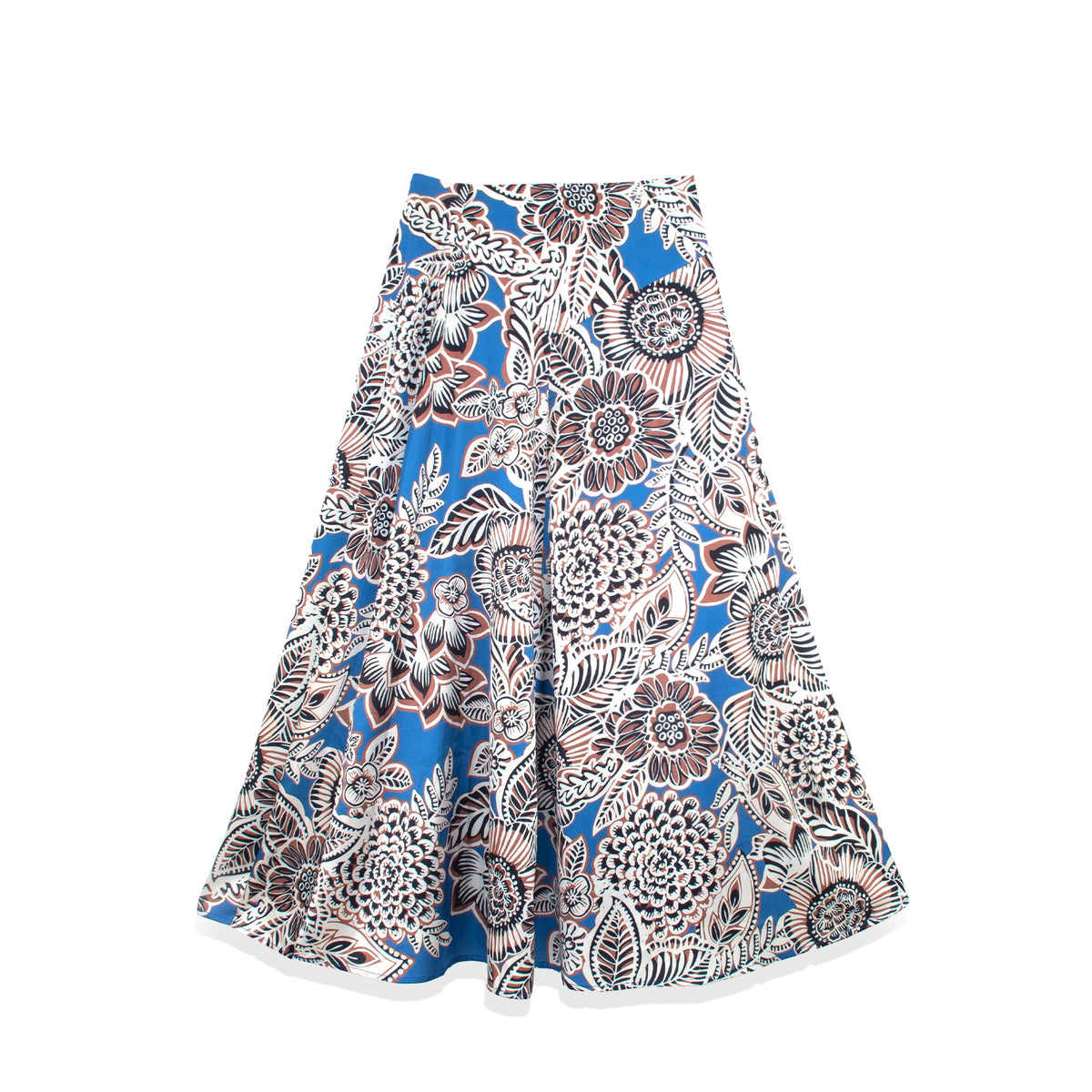 FLORAL PRINTED SLIP SKIRT