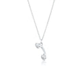 Silver Analog Phone Pendant