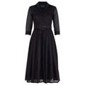 Audrey Dress #4 Solid Black Dress