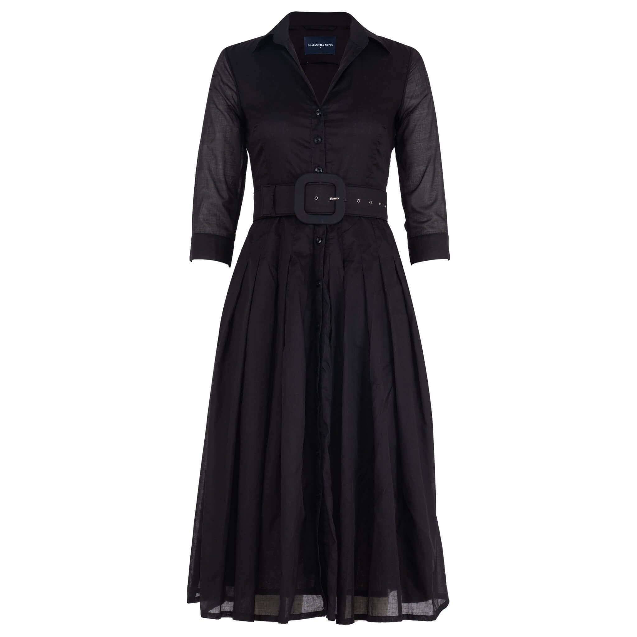 Audrey Dress #4 Solid Black Dress