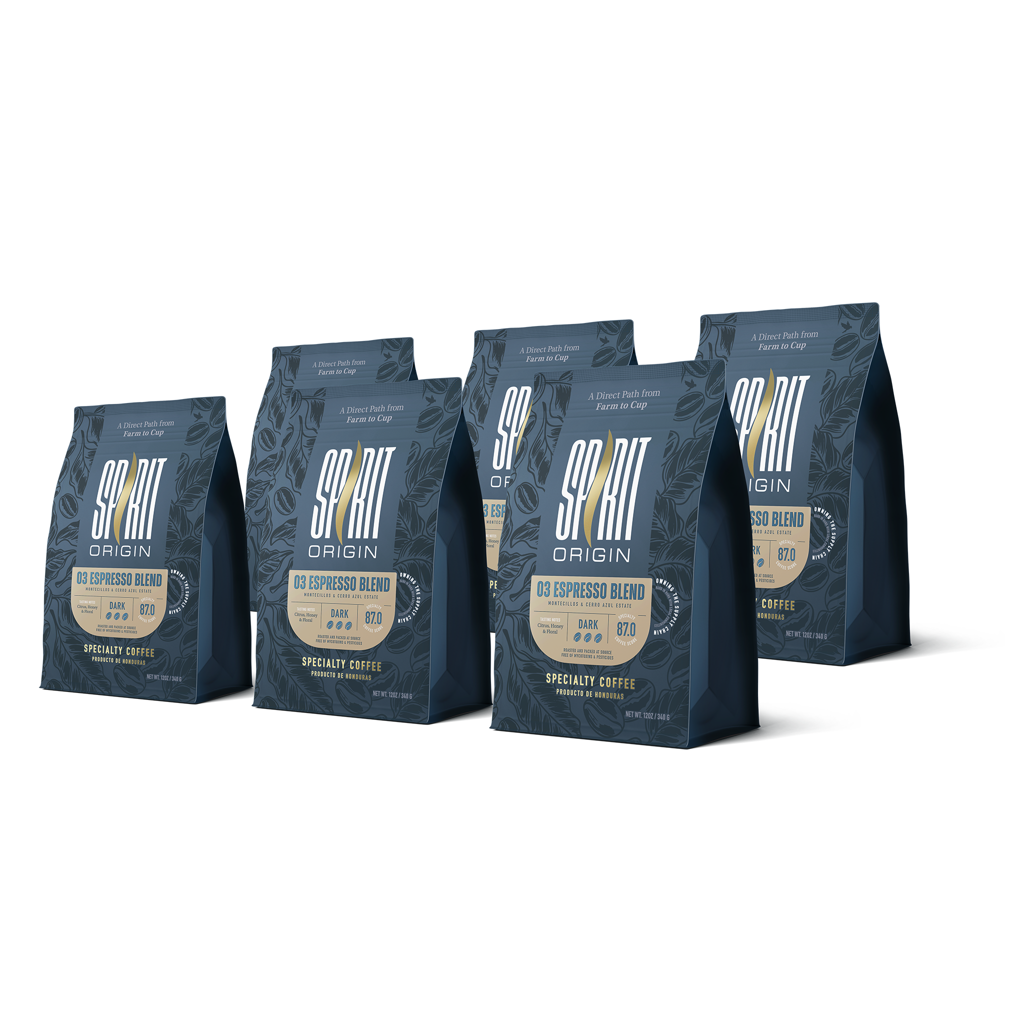 Honduran Espresso Blend Coffee - 6-Pack - 4.5LB