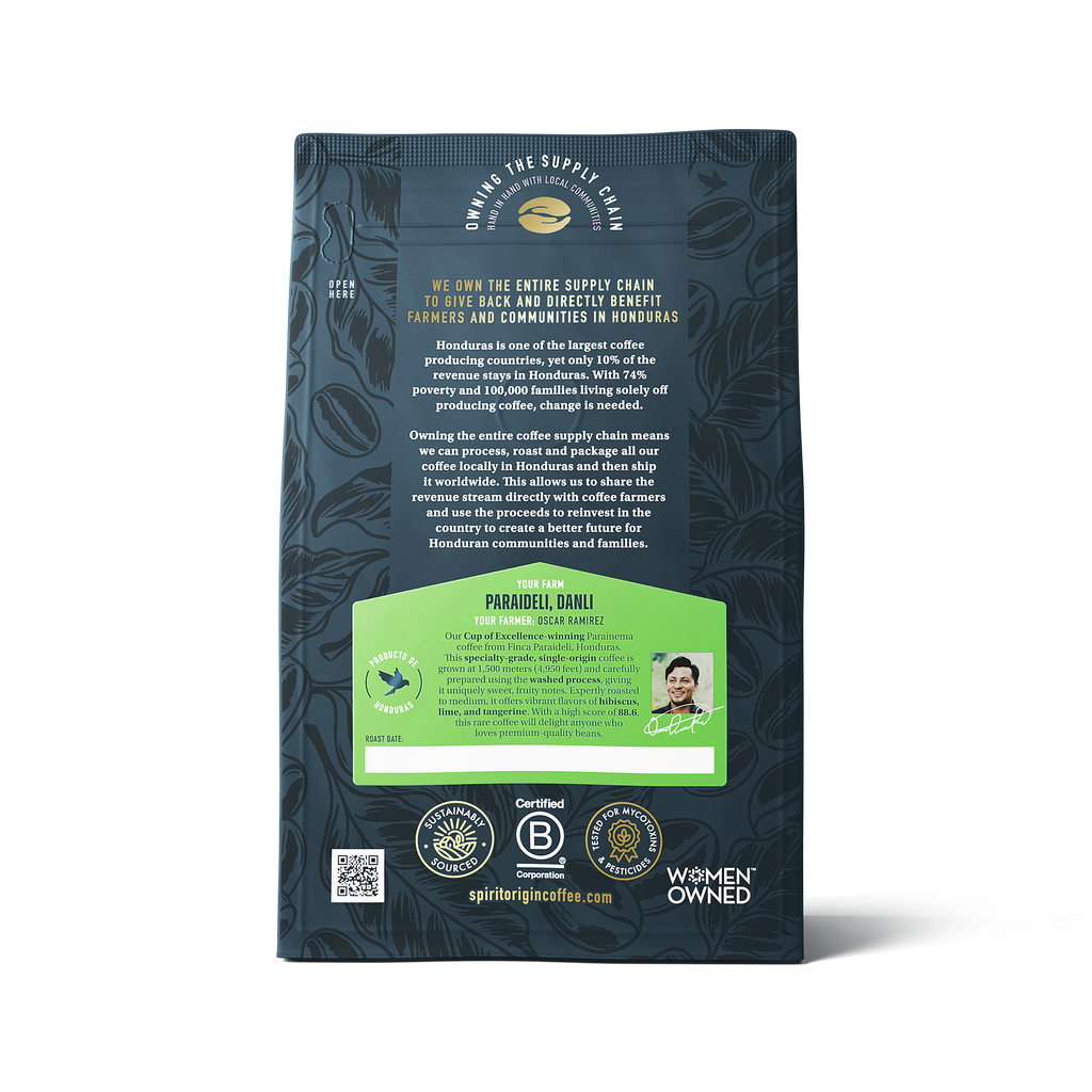 Honduras Paraideli Parainema Washed Parainema Cup of Excellence