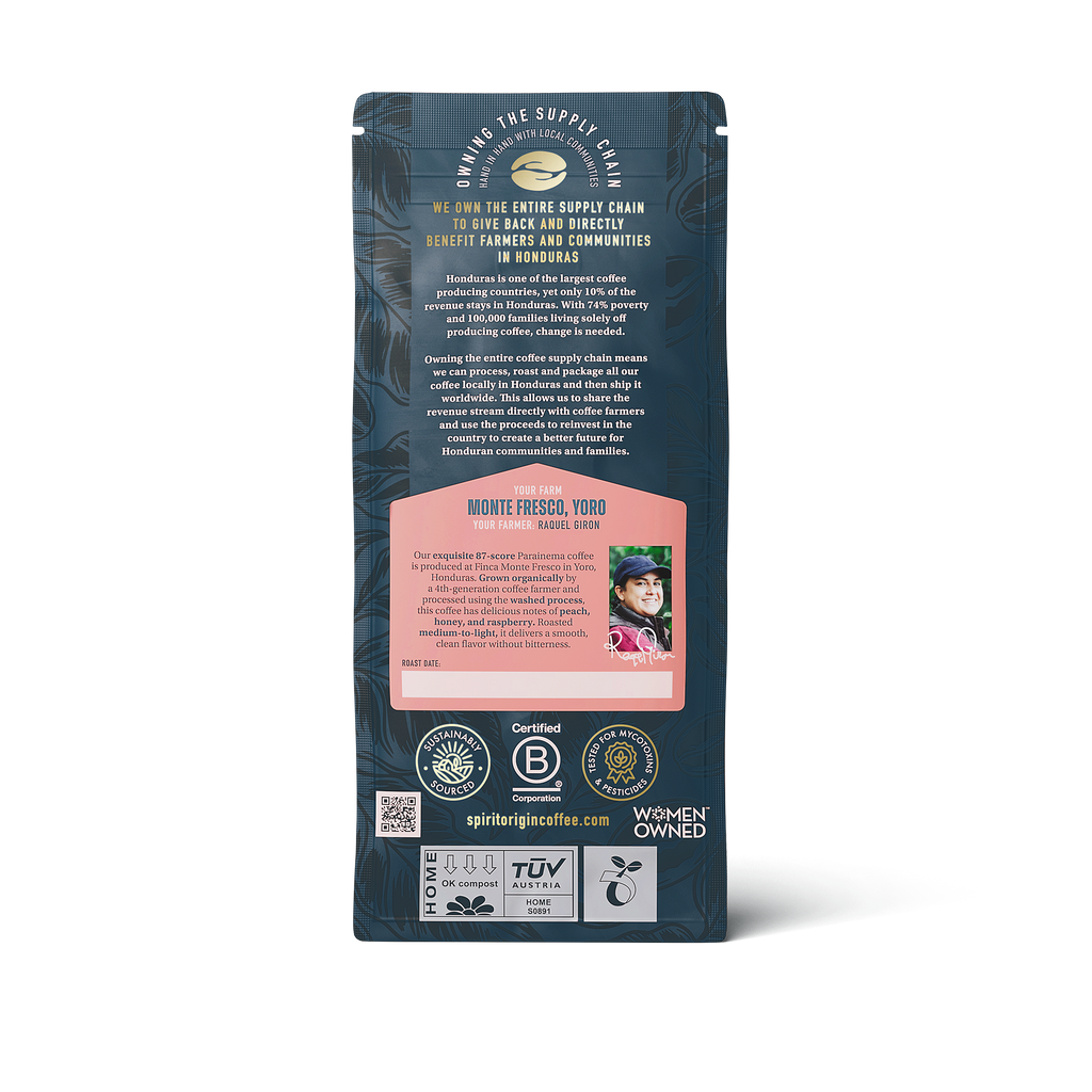 Honduras Monte Fresco Parainema Washed 1.8oz (50g) Sample bag