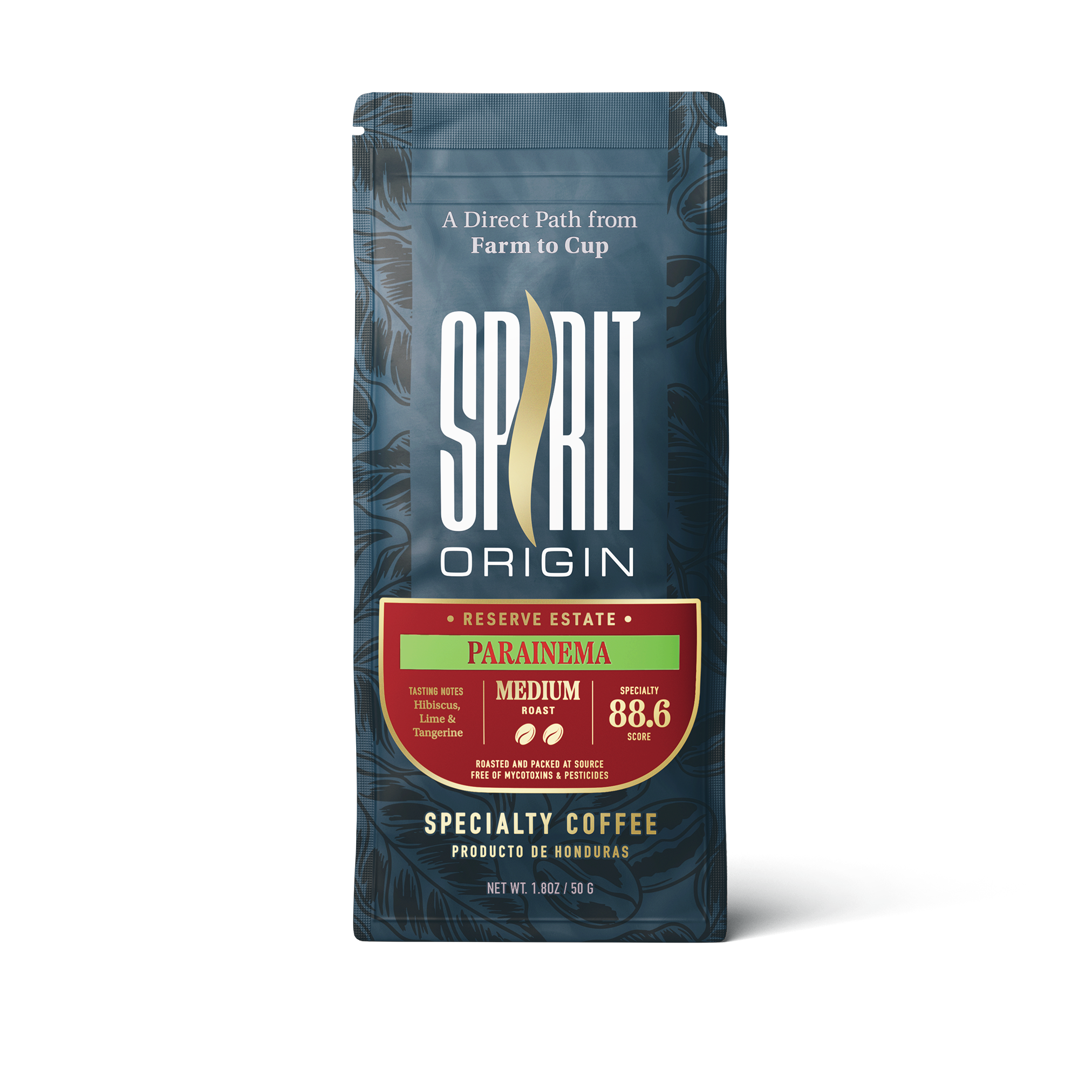 Honduras Paraideli Parainema Washed Parainema Cup of Excellence 1.8oz (50g) Sample bag