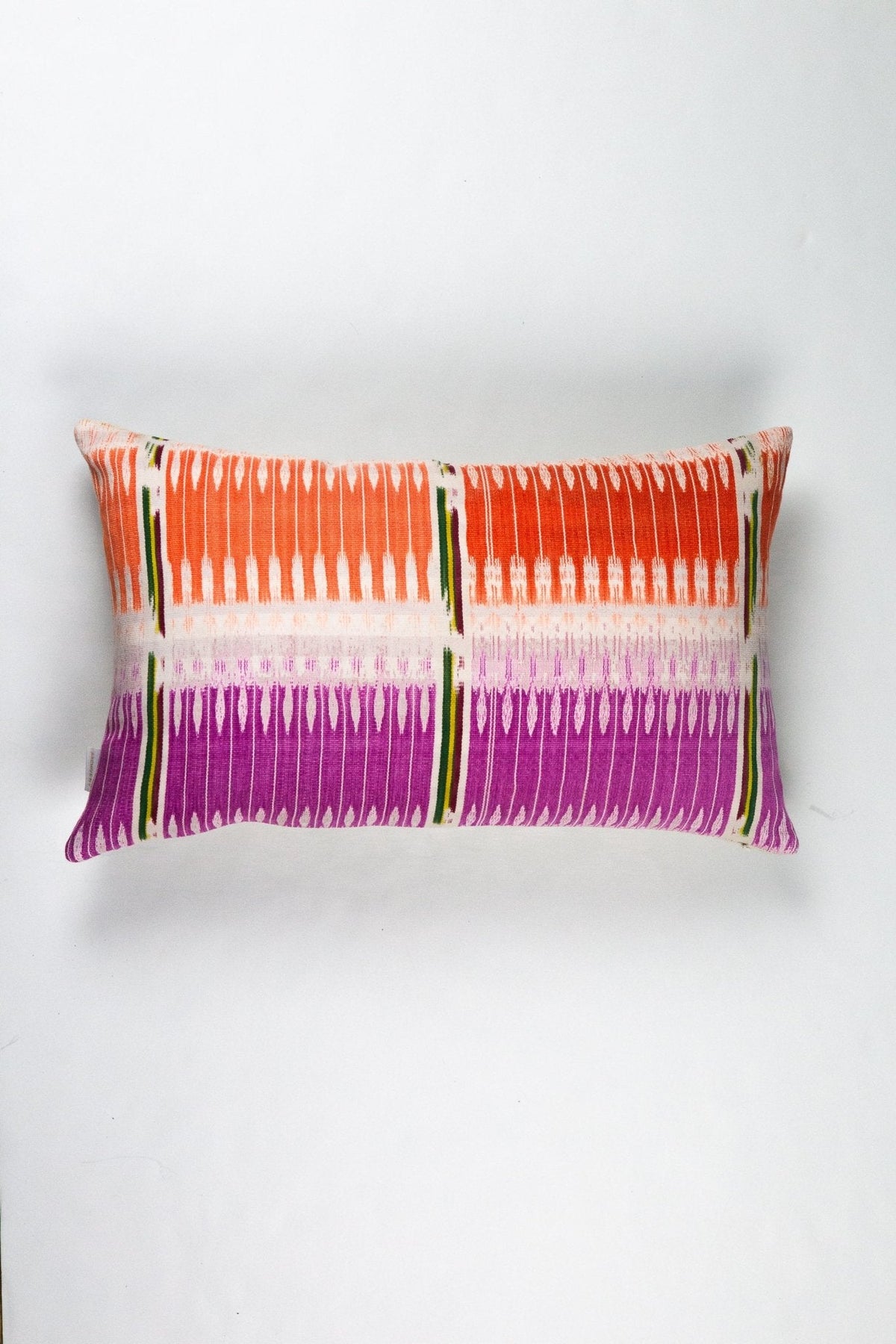 Vintage Ikat Jaspe Dyed Pillow
