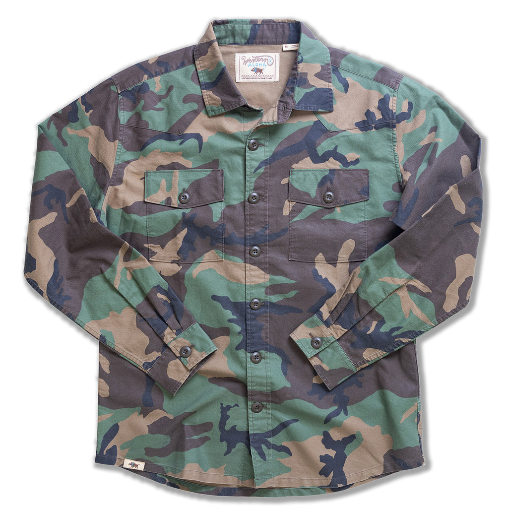 Waimea Overshirt Surplus Camo