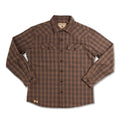 Waimea Overshirt Brown Charcoal Palaka