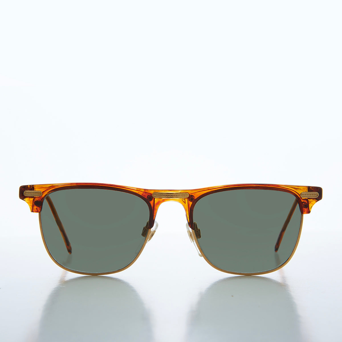 Half Frame Classic 90s Sunglasses - Omar