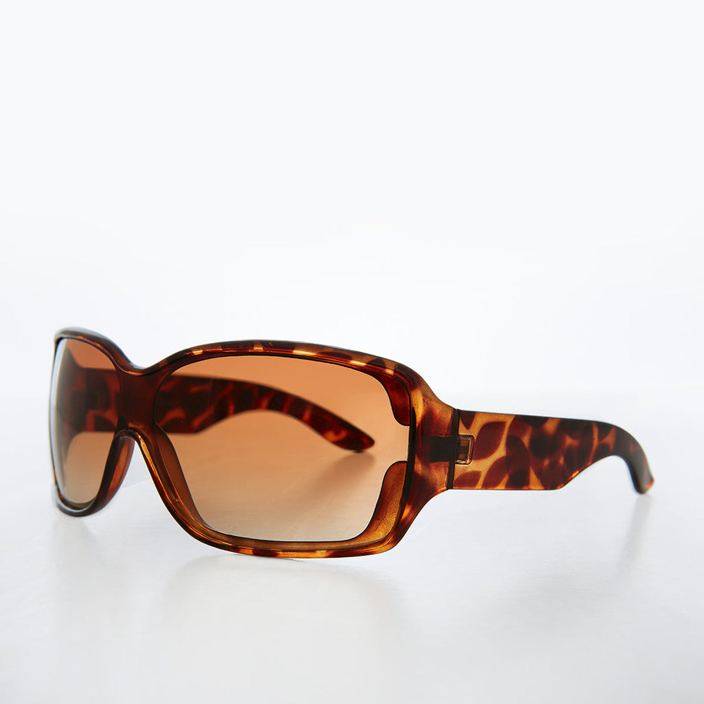 Big Wrap Around Vintage Sunglasses - Teela