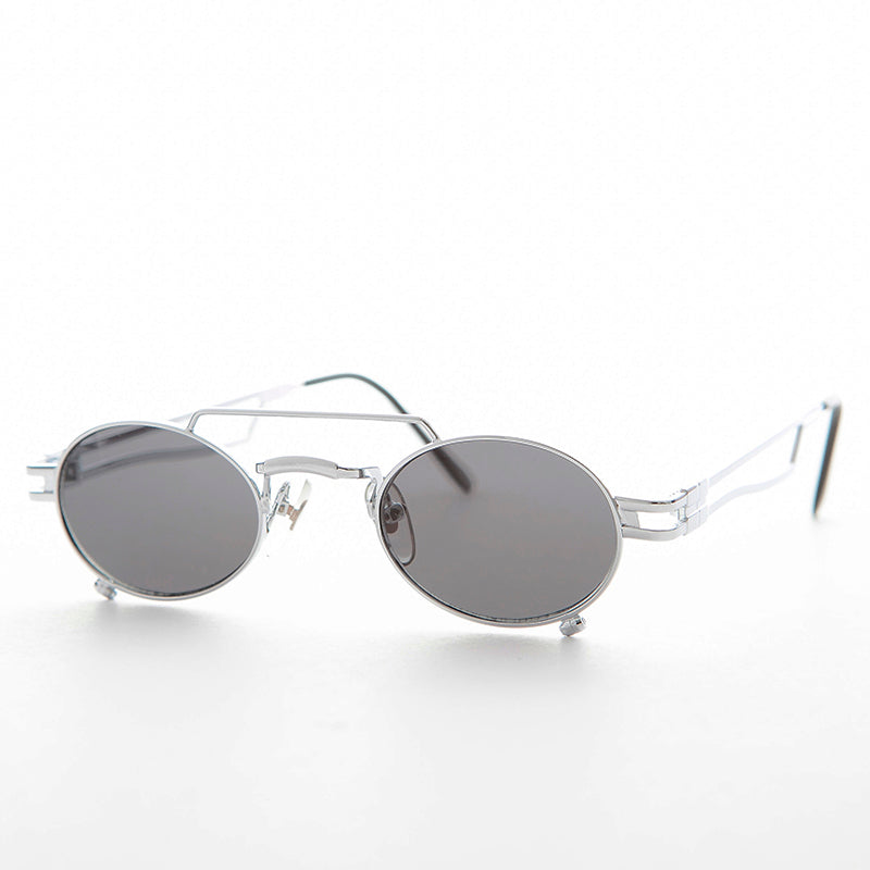 Small Steampunk Aviator with Oval Lens - The Professor