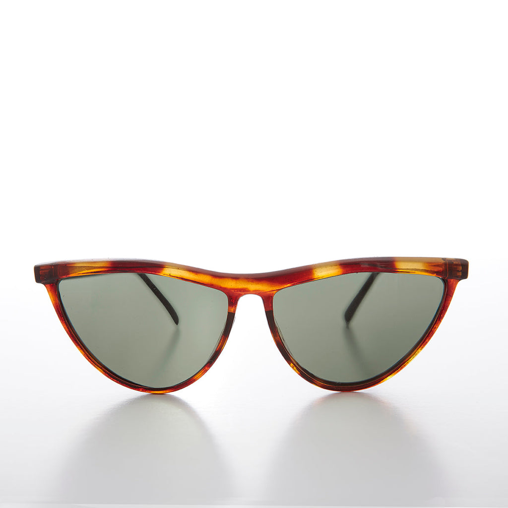 Thin Pointed Tip Vintage Cat Eye Sunglass - Tiff