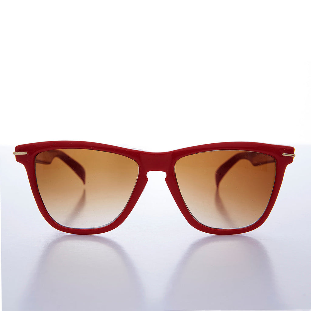 Sporty Horn Rim Hipster Vintage Sunglass - Trent