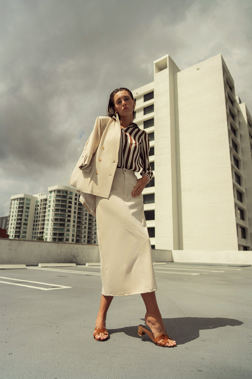 STRETCH SUMMER  BLAZER