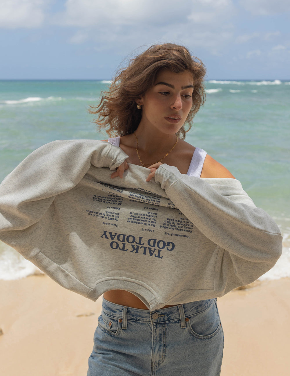 Talk to God Unisex Crewneck