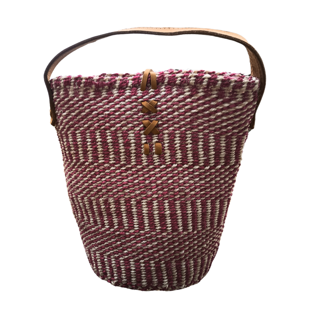 Harmony Spirit Handmade Sisal Wine Gifting Basket