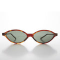 Oval Narrow Cat Eye Vintage Sunglass - Viveca