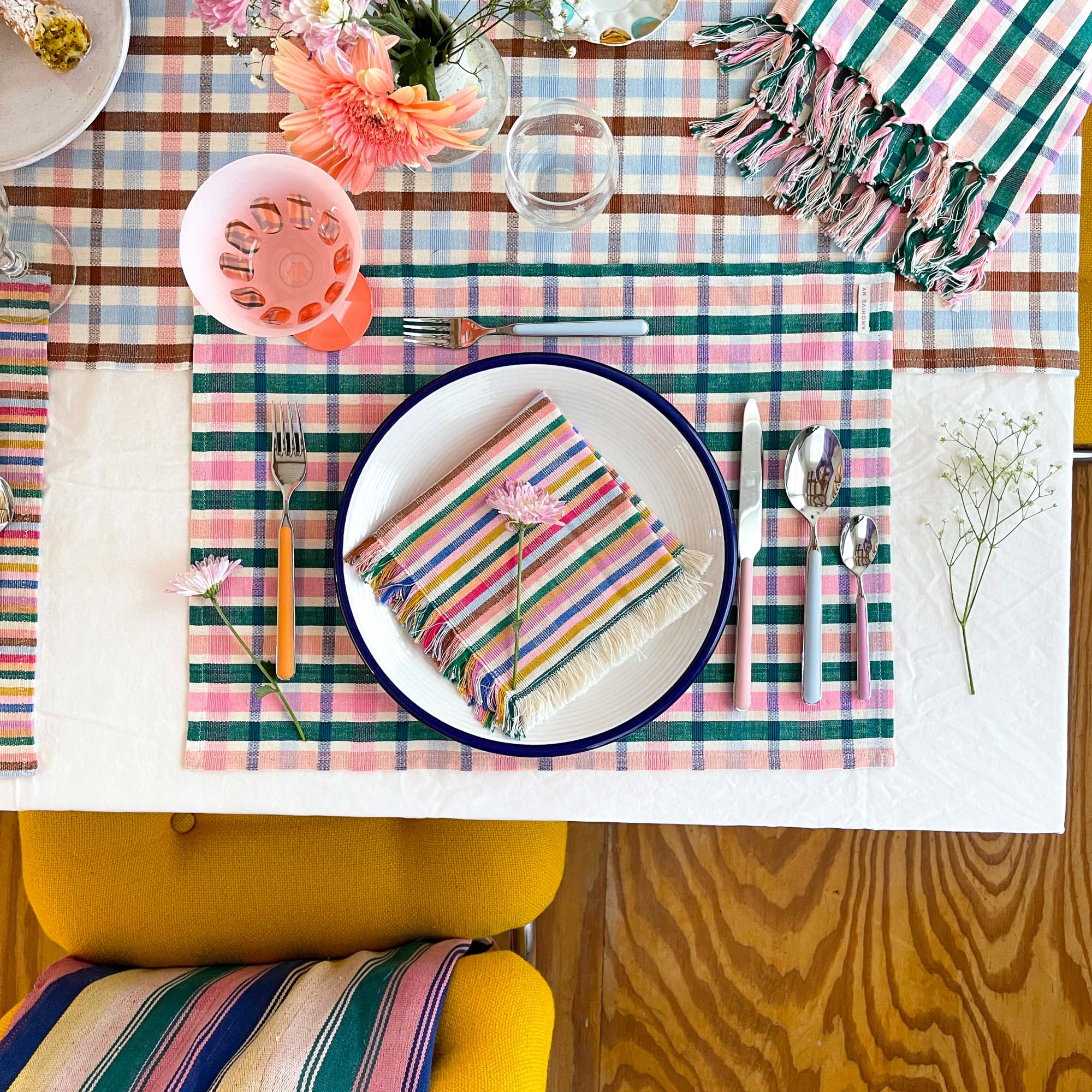 Lola Plaid Kitchen Towel