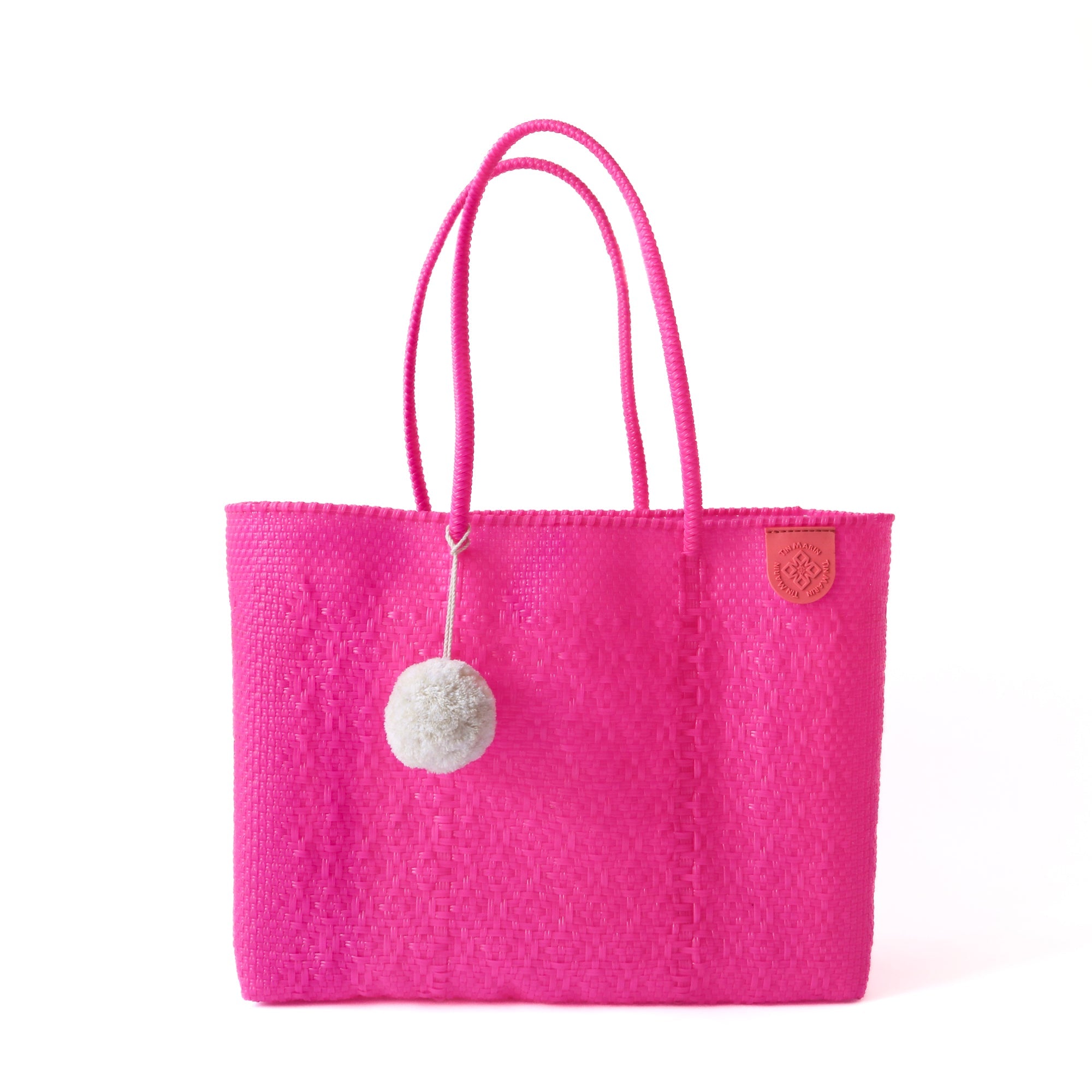 All Black Woven Super Tote