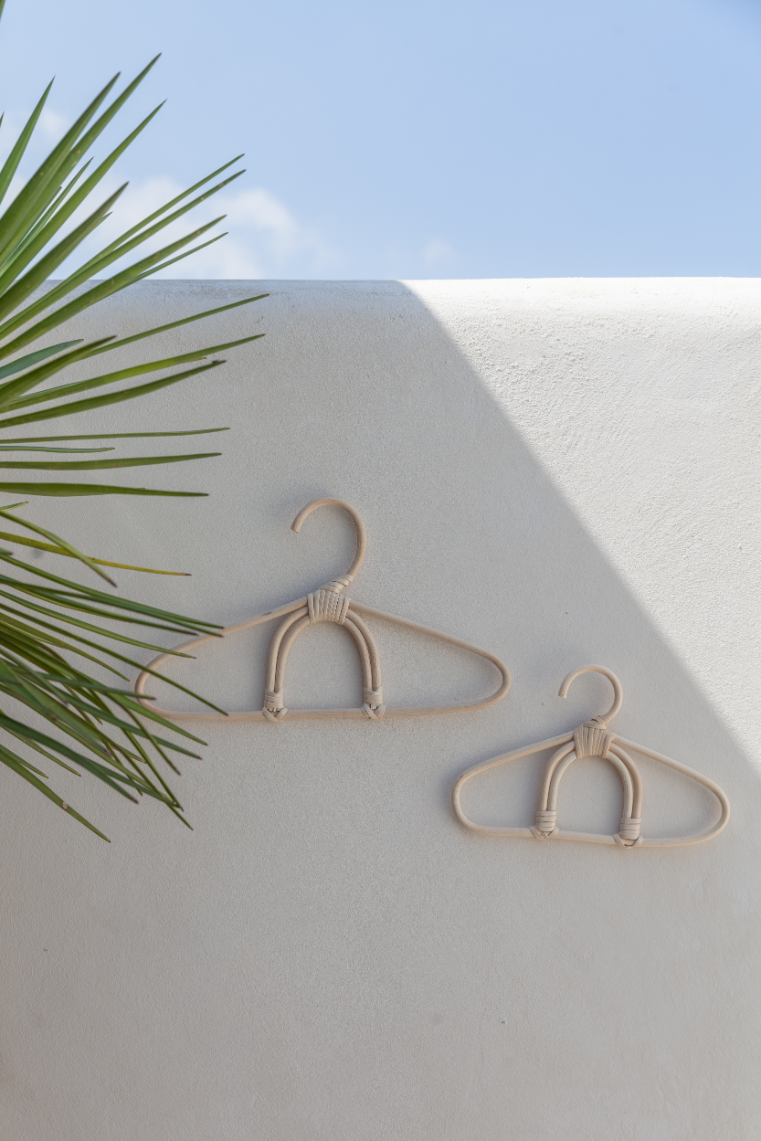 Rainbow Rattan Hanger