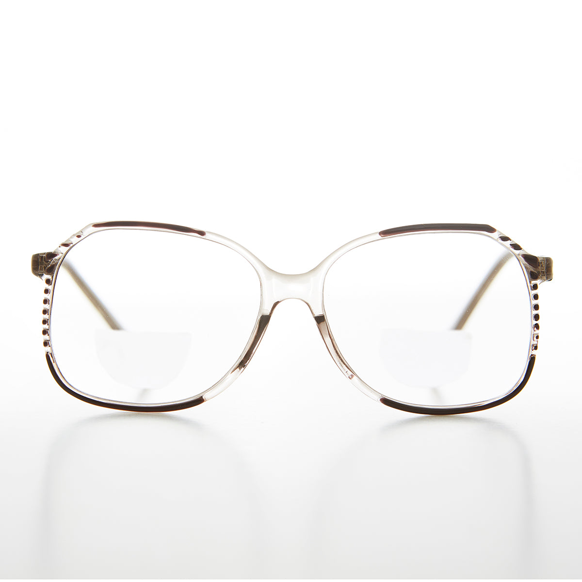 Square Retro Optical Quality Bifocal Reader - Wang
