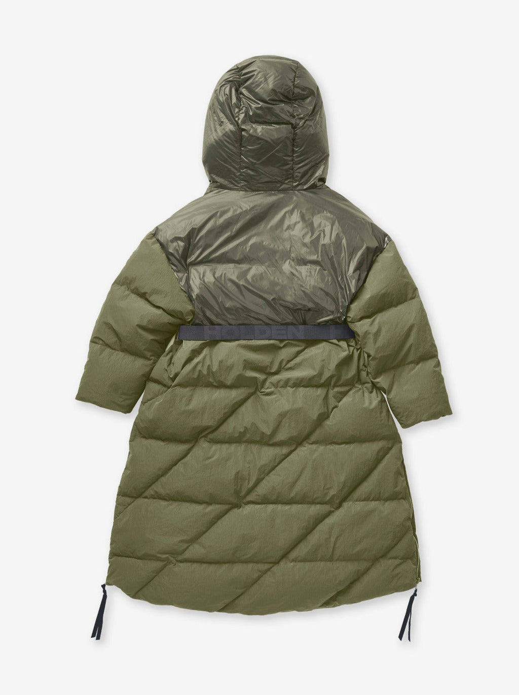 Long Down Puffer - Stone Green