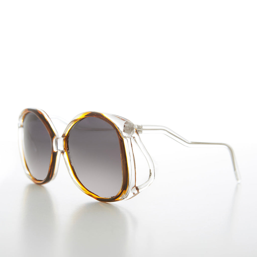 Big 80s Women's Round Vintage Boho Sunglass - Youki