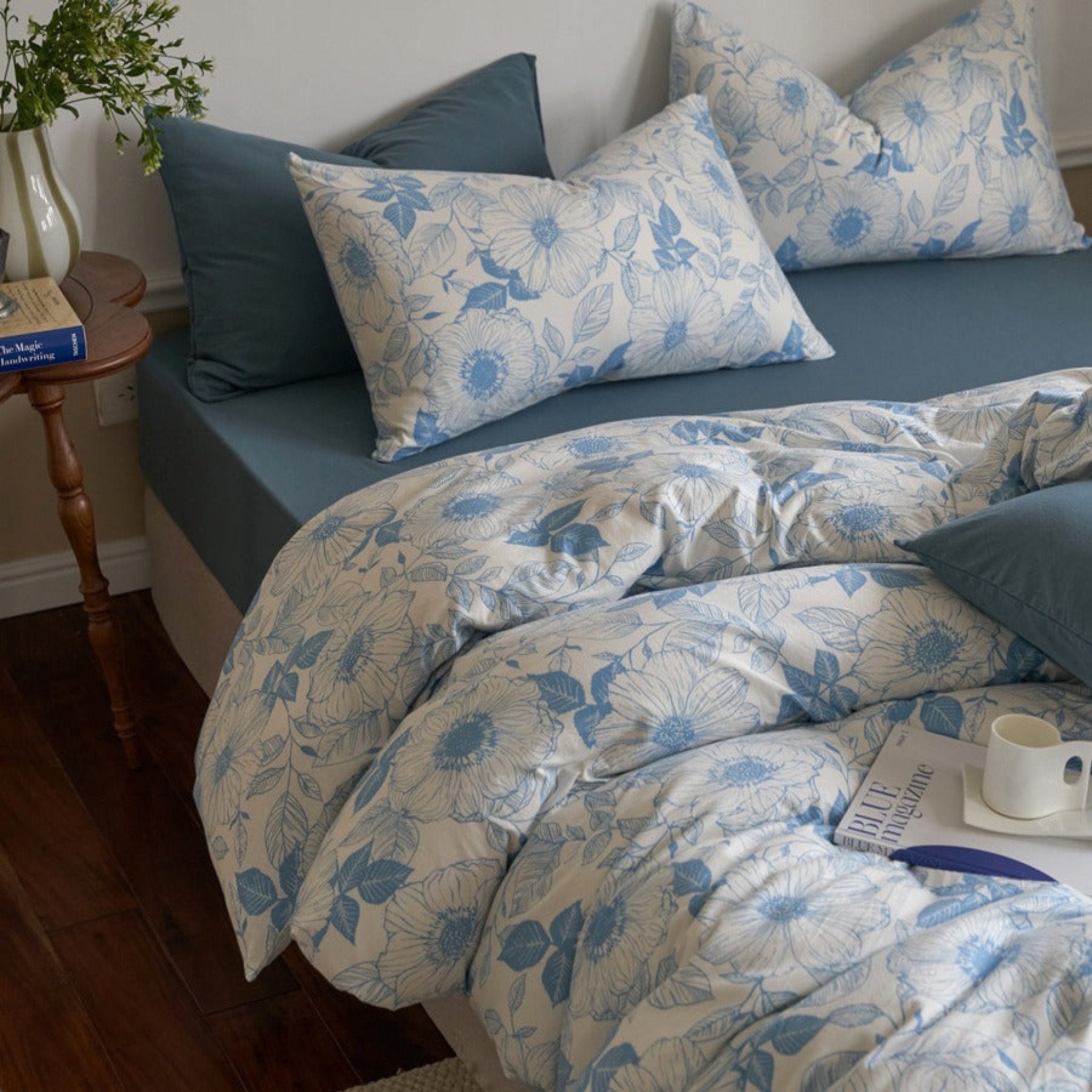 Adèle French Countryside Bedding Set / Blue
