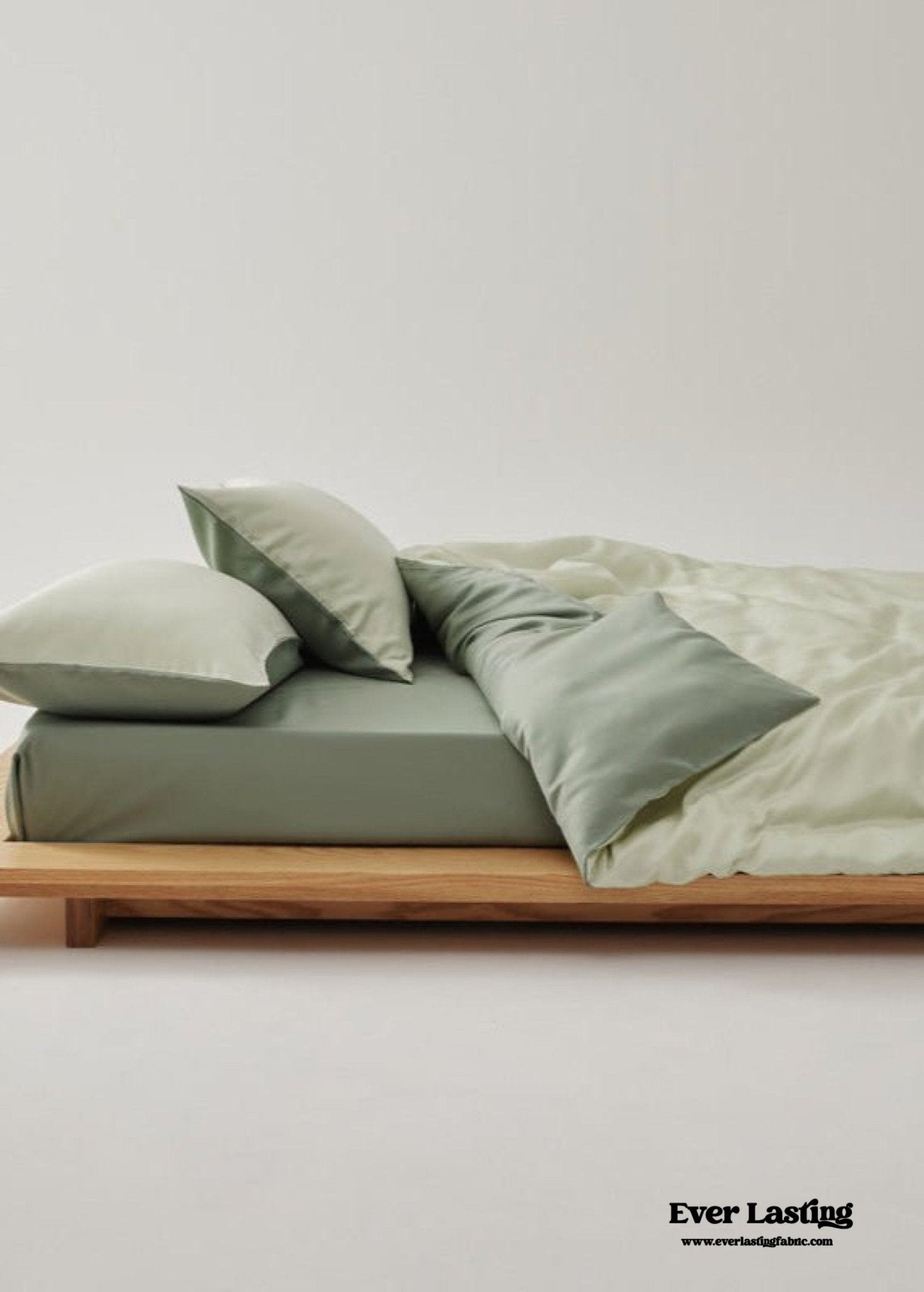 Adeline Pastel Silky Cooling TENCEL™ Bedding Set / Blue