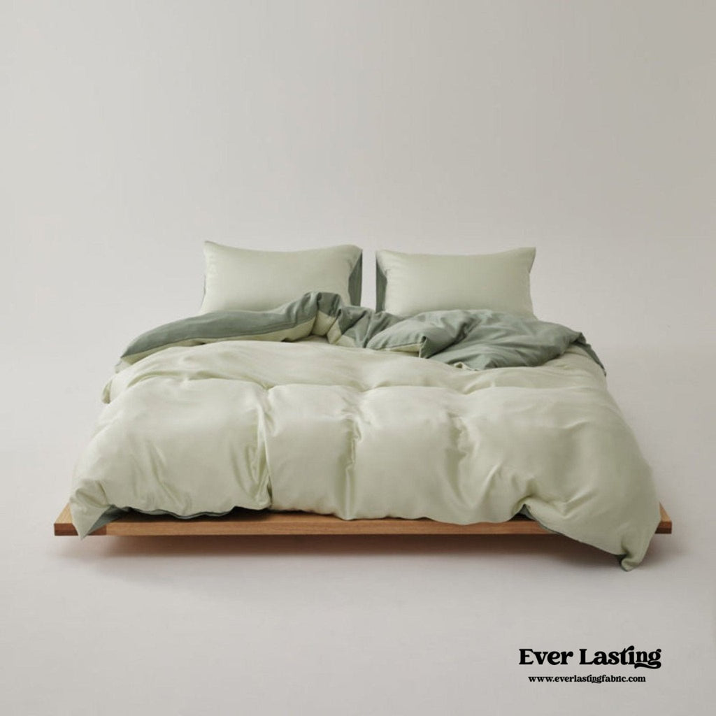 Adeline Pastel Silky Cooling TENCEL™ Bedding Set / Blue