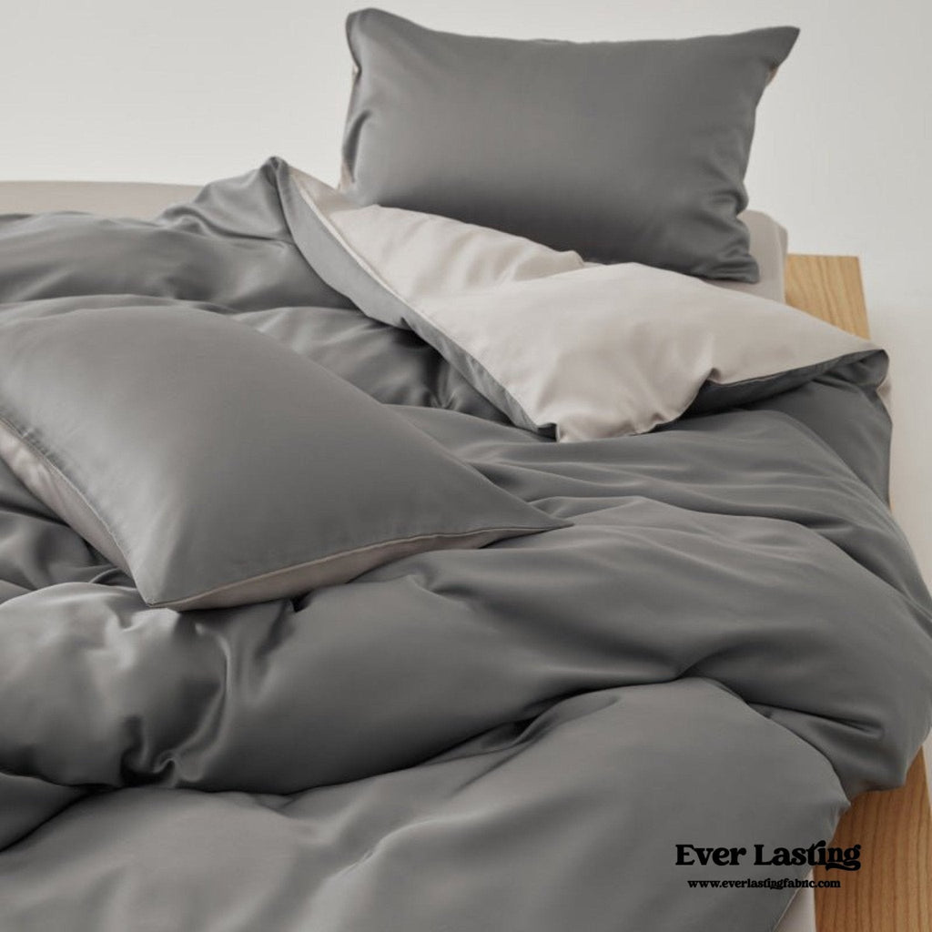 Adeline Pastel Silky Cooling TENCEL™ Bedding Set / Blue