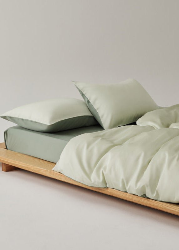 Adeline Pastel Silky Cooling TENCEL™ Bedding Set / Pink