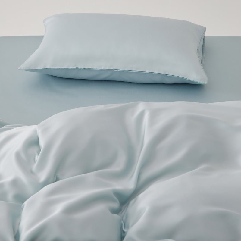 Adeline Pastel Silky Cooling TENCEL™ Bedding Set / Gray