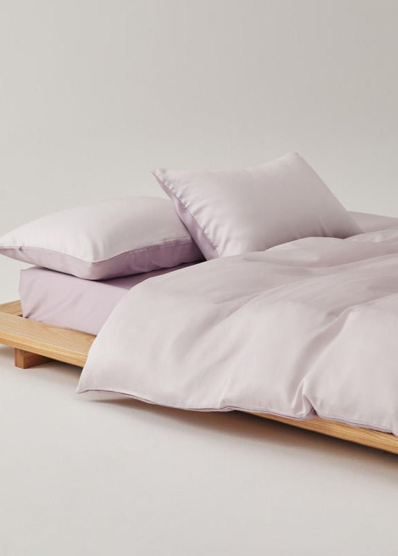 Adeline Pastel Silky Cooling TENCEL™ Bedding Set / Pink