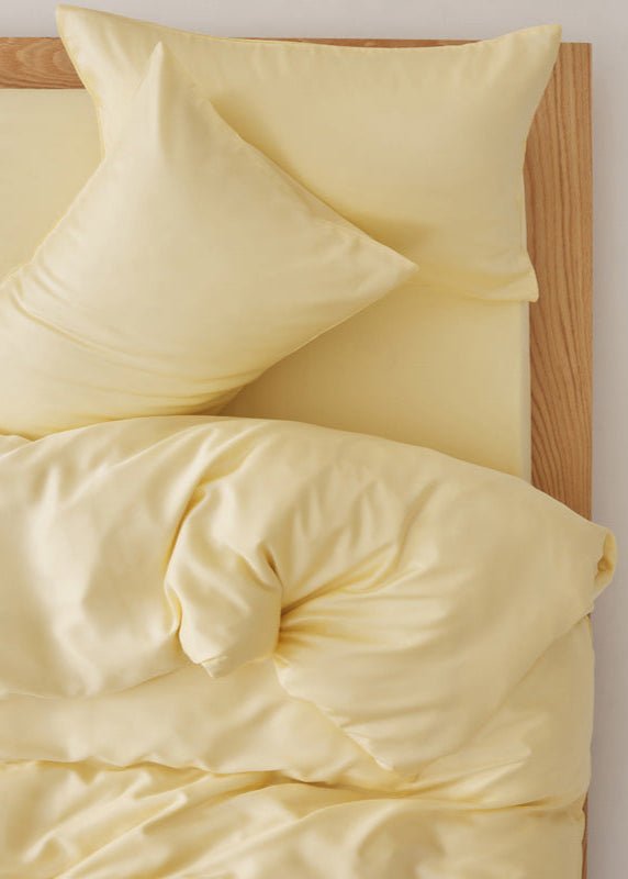 Adeline Pastel Silky Cooling TENCEL™ Bedding Set / White