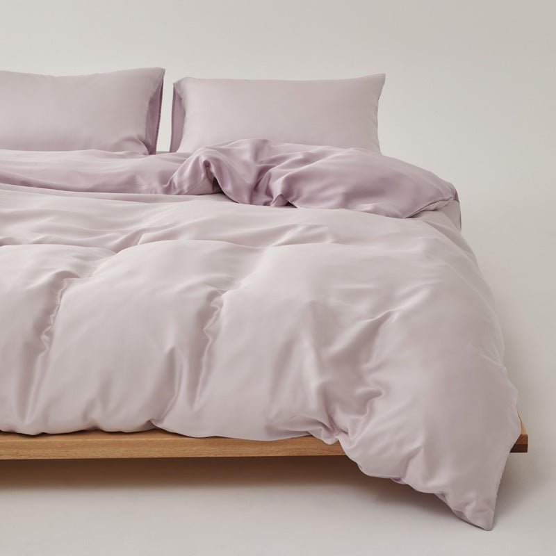 Adeline Pastel Silky Cooling TENCEL™ Bedding Set / White