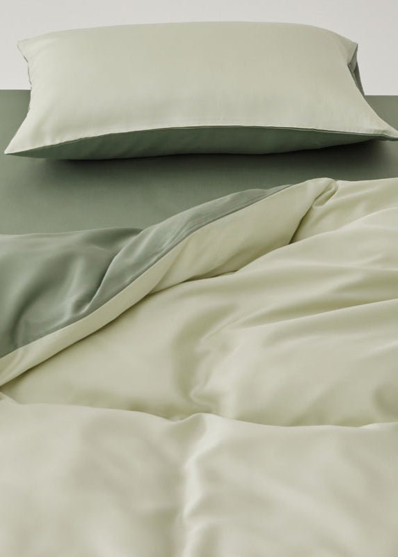 Adeline Pastel Silky Cooling TENCEL™ Bedding Set / Gray