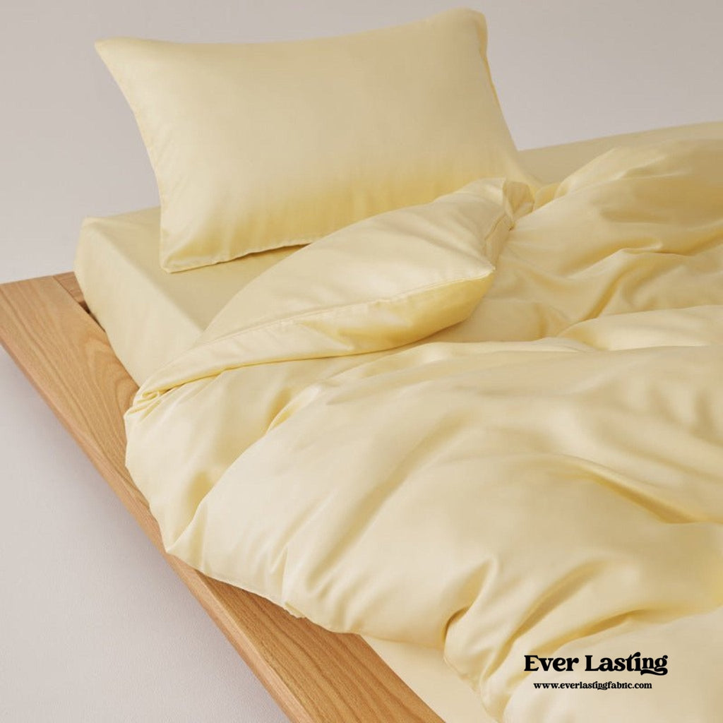 Adeline Pastel Silky Cooling TENCEL™ Bedding Set / Coffee