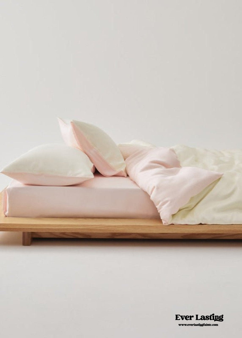 Adeline Pastel Silky Cooling TENCEL™ Bedding Set / Cream