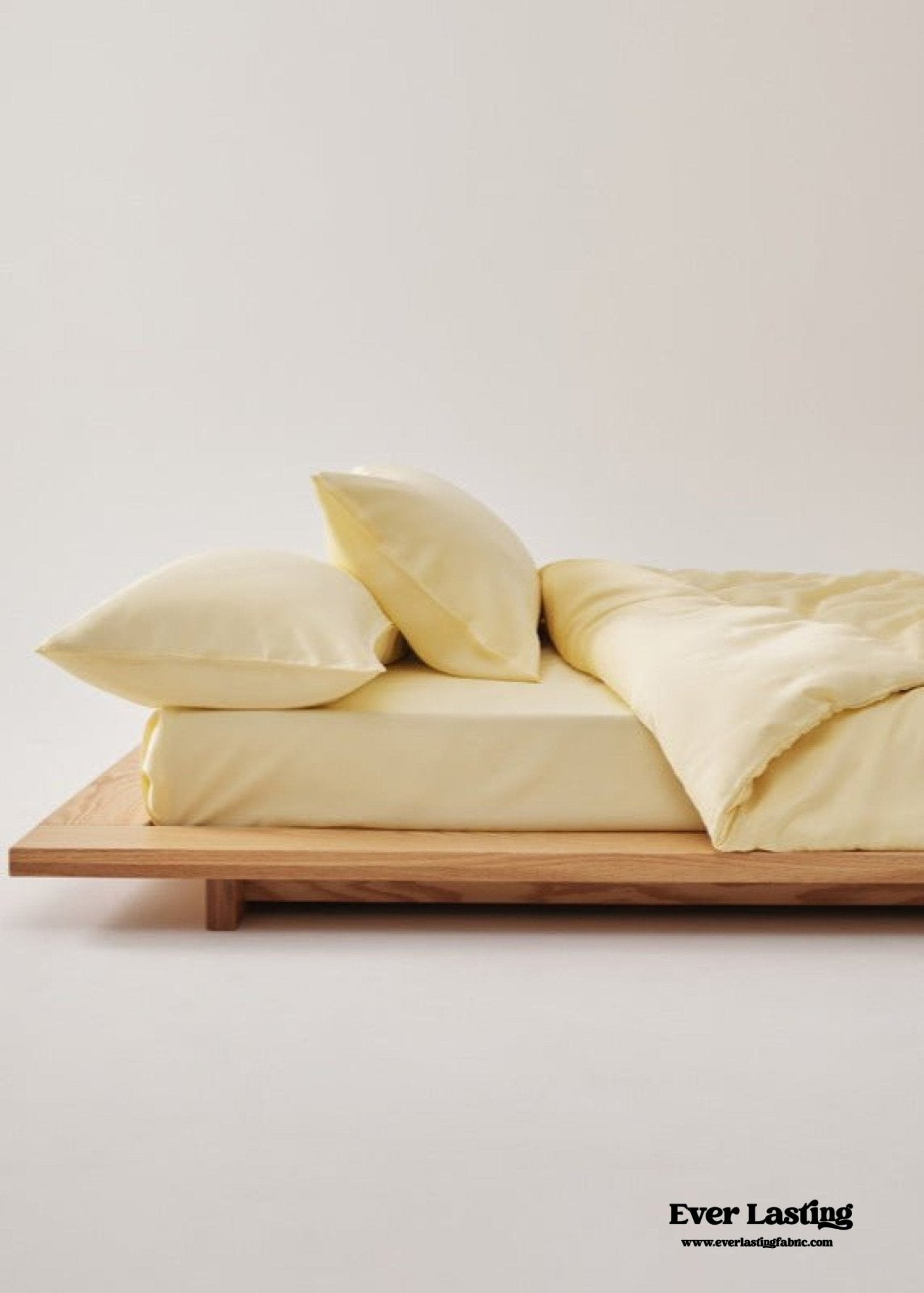 Adeline Pastel Silky Cooling TENCEL™ Bedding Set / Cream