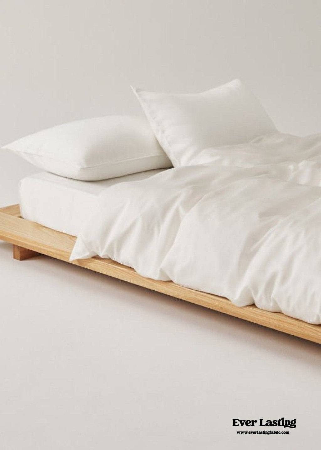 Adeline Pastel Silky Cooling TENCEL™ Bedding Set / Cream