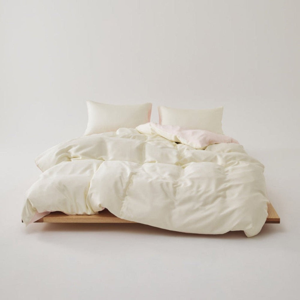 Adeline Pastel Silky Cooling TENCEL™ Bedding Set / Cream
