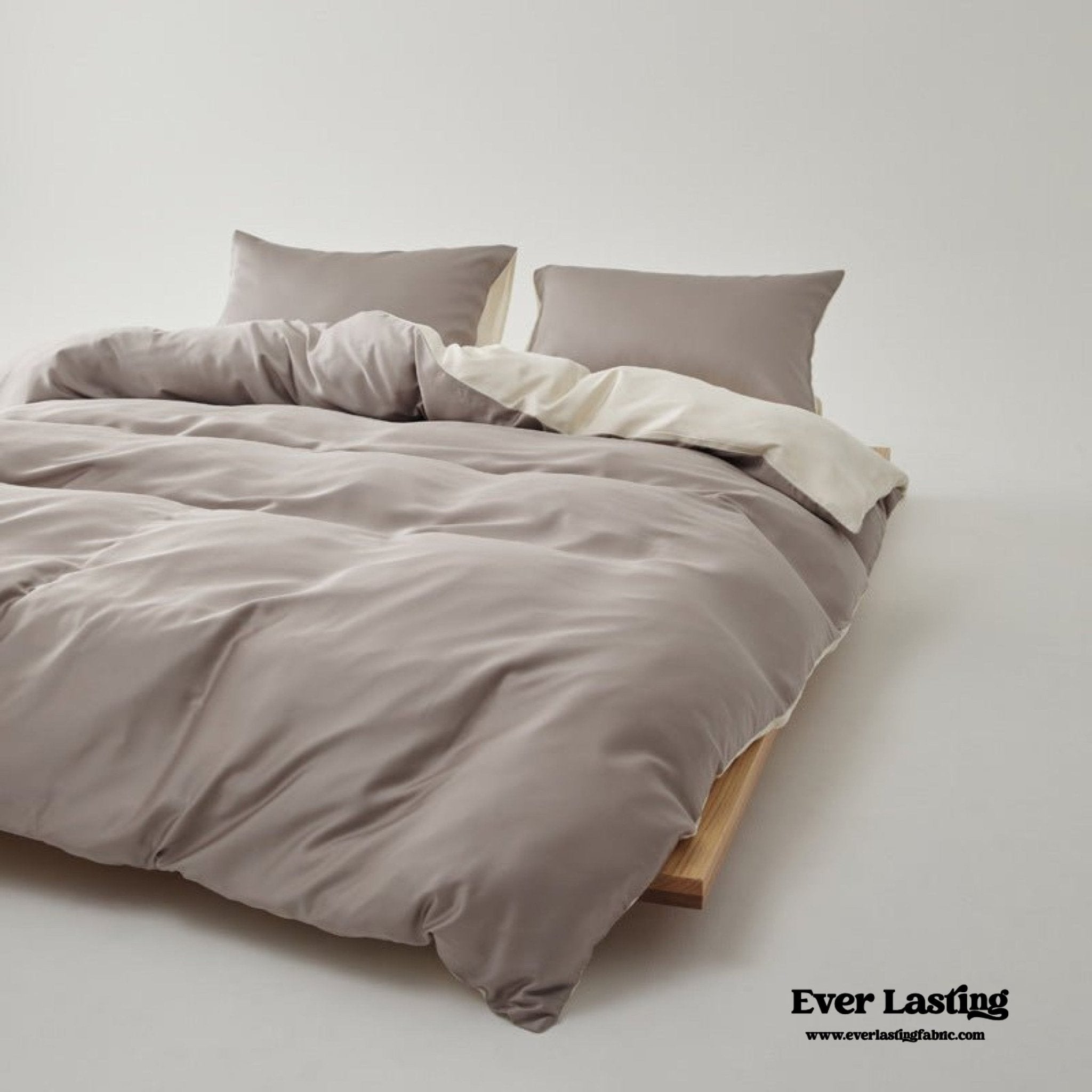 Adeline Pastel Silky Cooling TENCEL™ Bedding Set / Cream