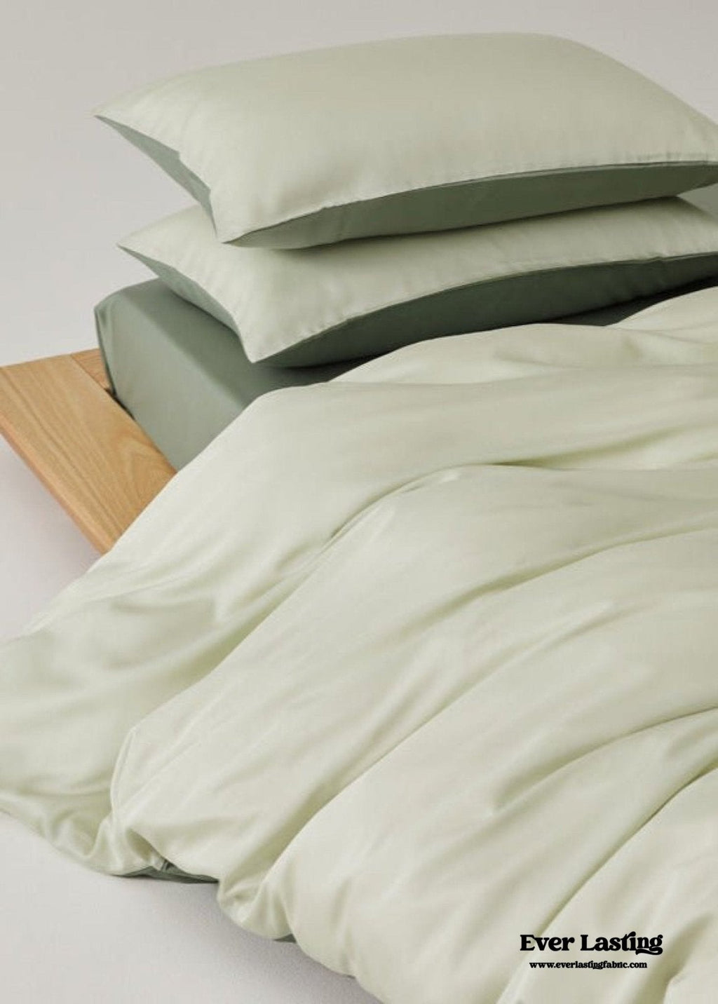 Adeline Pastel Silky Cooling TENCEL™ Bedding Set / Cream