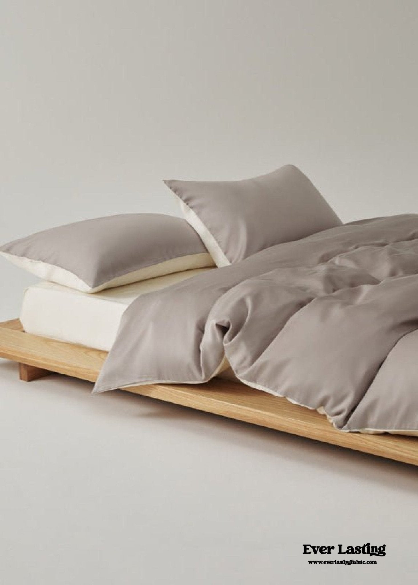 Adeline Pastel Silky Cooling TENCEL™ Bedding Set / Cream