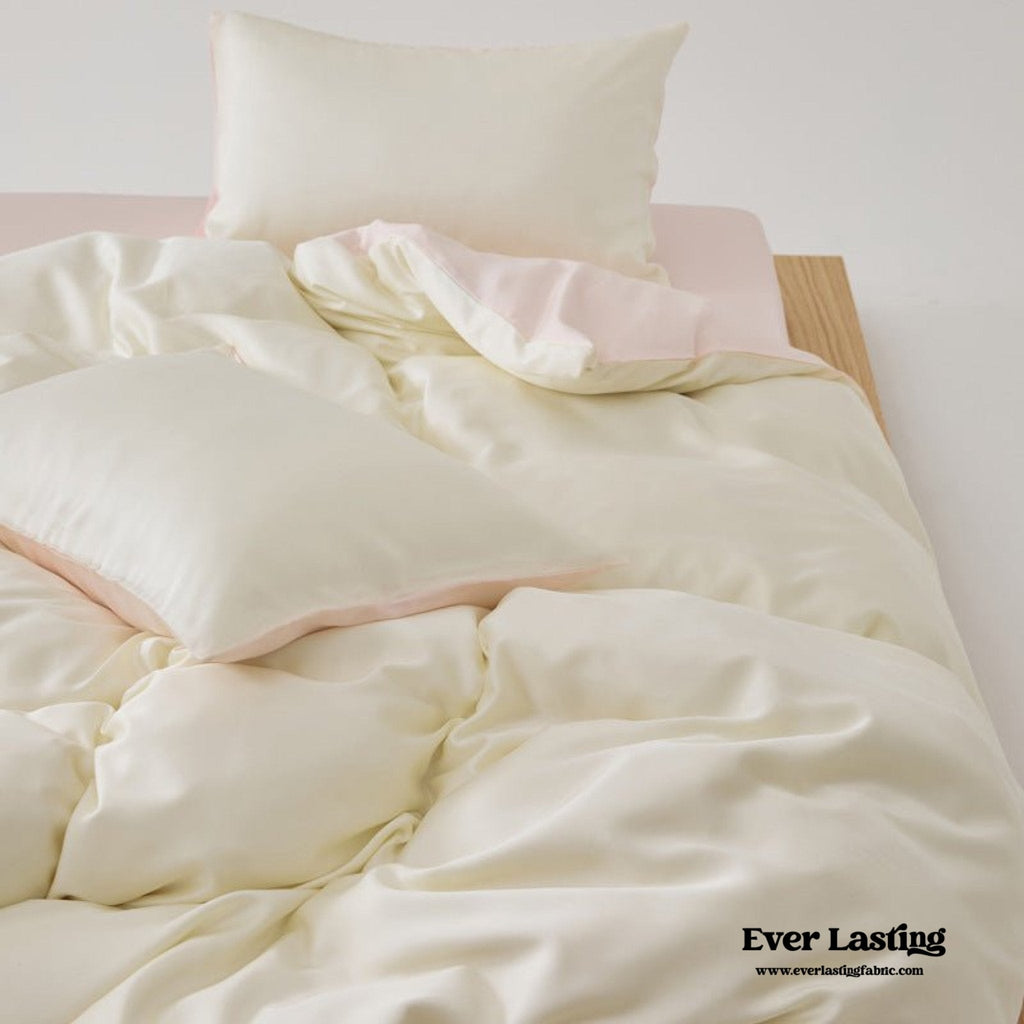 Adeline Pastel Silky TENCEL™ Bedding Set / Yellow