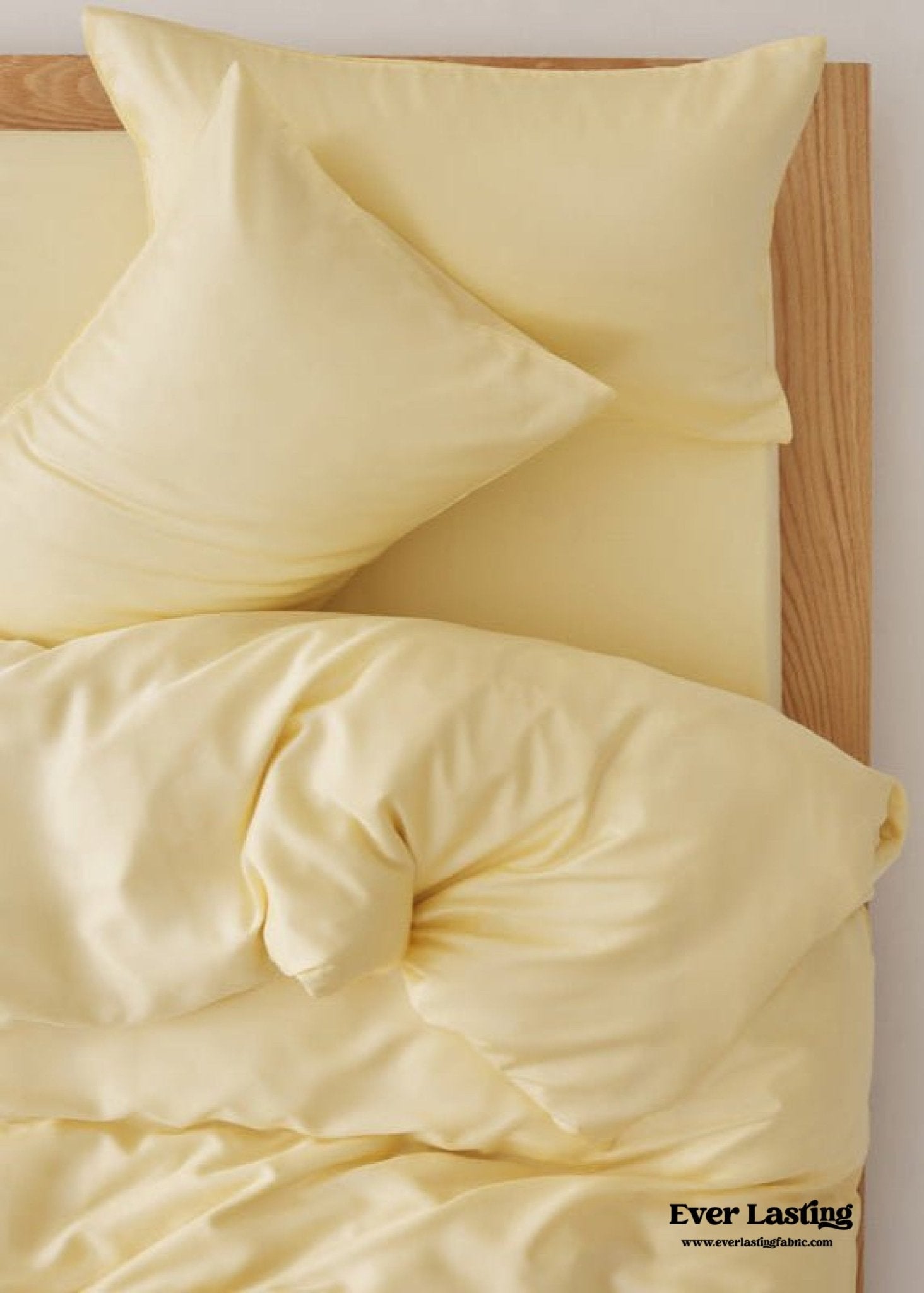 Adeline Pastel Silky TENCEL™ Bedding Set / Yellow